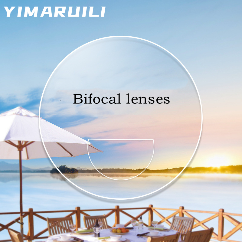 Men Accessories Look - Yimaruili เลนส์ bifocal 1.61 1.56 1.49มองไปไกลและใกล้กับโซนที่มองไม่เห็นเลนส์สายตาตามใบสั่งแพทย์