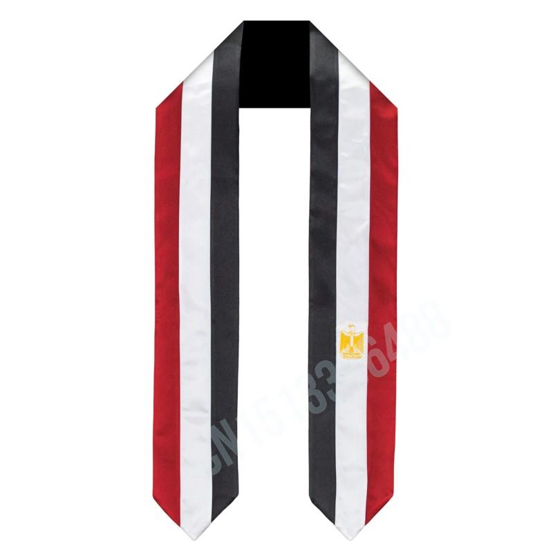 Men Accessories Egypt - ธงอียิปต์ผ้าพันคอพิมพ์สายสะพายสำเร็จการศึกษาสตอลการศึกษาต่างประเทศสำหรับผู้ใหญ่ทุกเพศอุปกรณ์เสริมปาร์ตี้