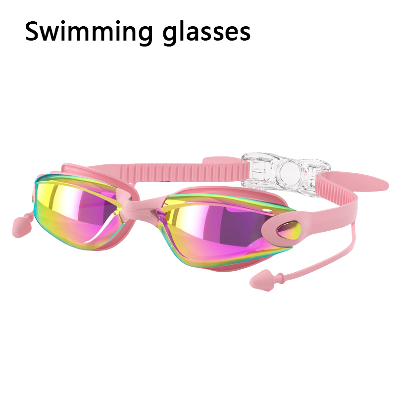 Men'S Vacation Accessories - แว่นตาว่ายน้ำป้องกันฝ้าสำหรับสระว่ายน้ำ ดำน้ำ และกิจกรรมชายหาด อุปกรณ์กีฬาทางน้ำสำหรับวันหยุด