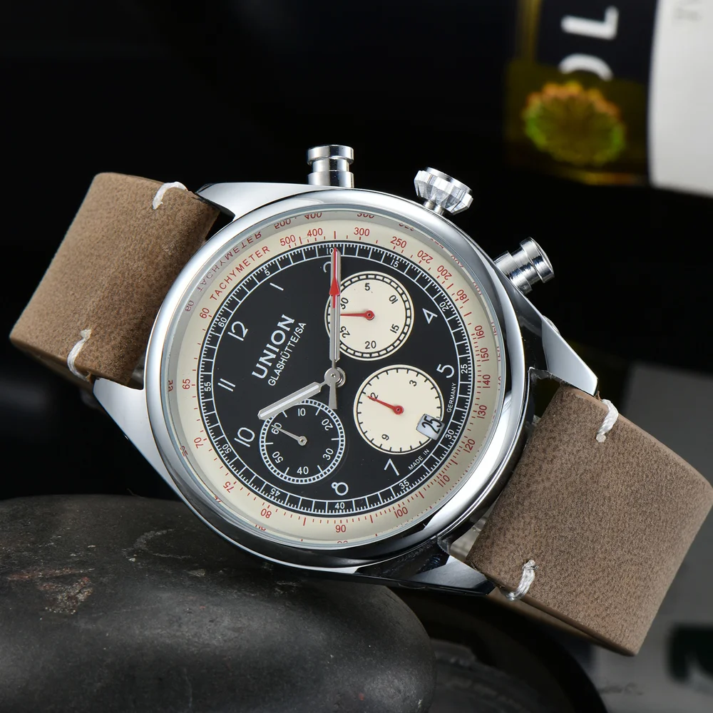 Men Accessories Sale - 2026 ยอดนิยม ขายดี นาฬิกาแบรนด์ดังสำหรับผู้ชาย นาฬิกาข้อมือโครโนกราฟมัลติฟังก์ชั่น แฟชั่น