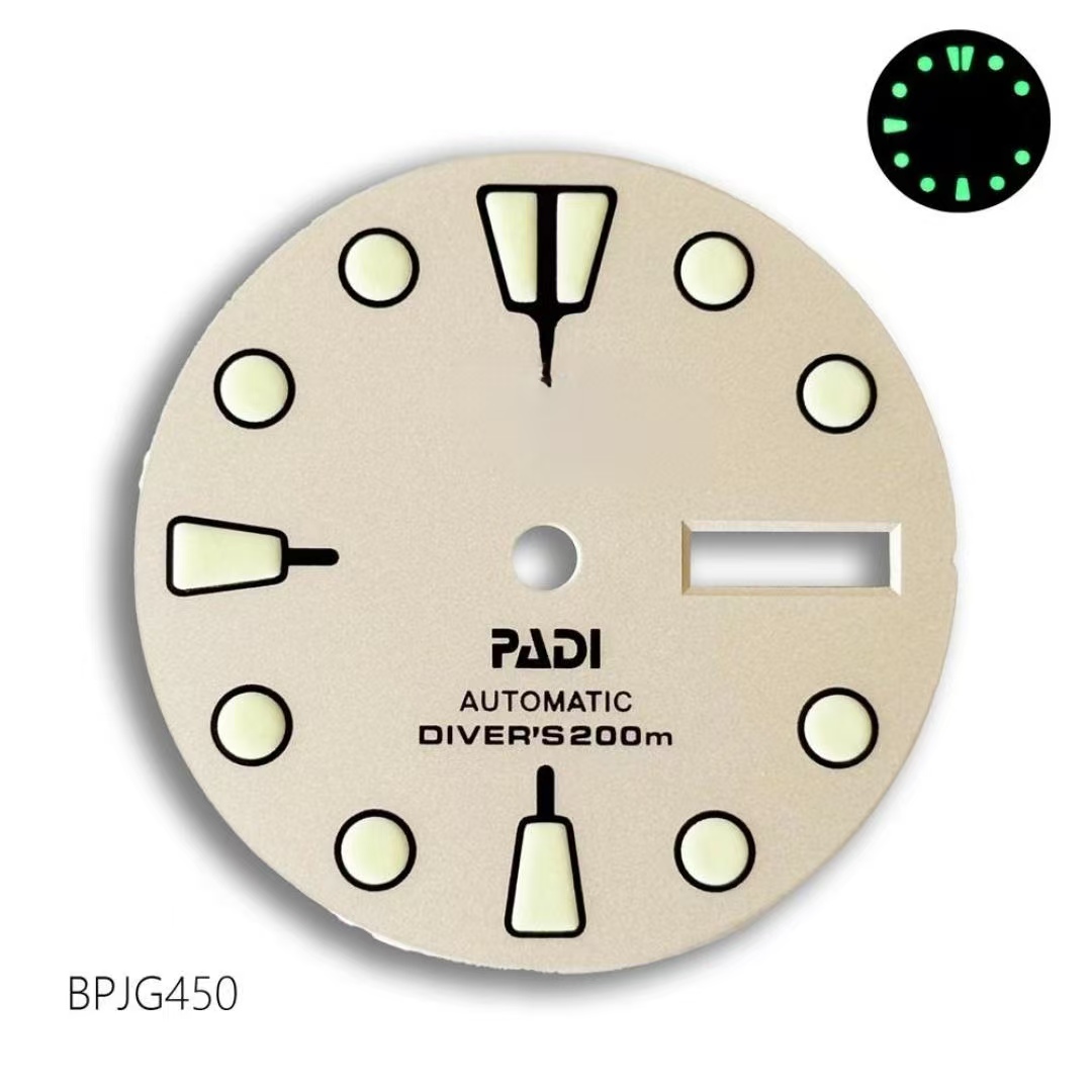 Men Accessories Logo - หน้าปัดนาฬิกา NH36 PADI S ขนาด 28.5