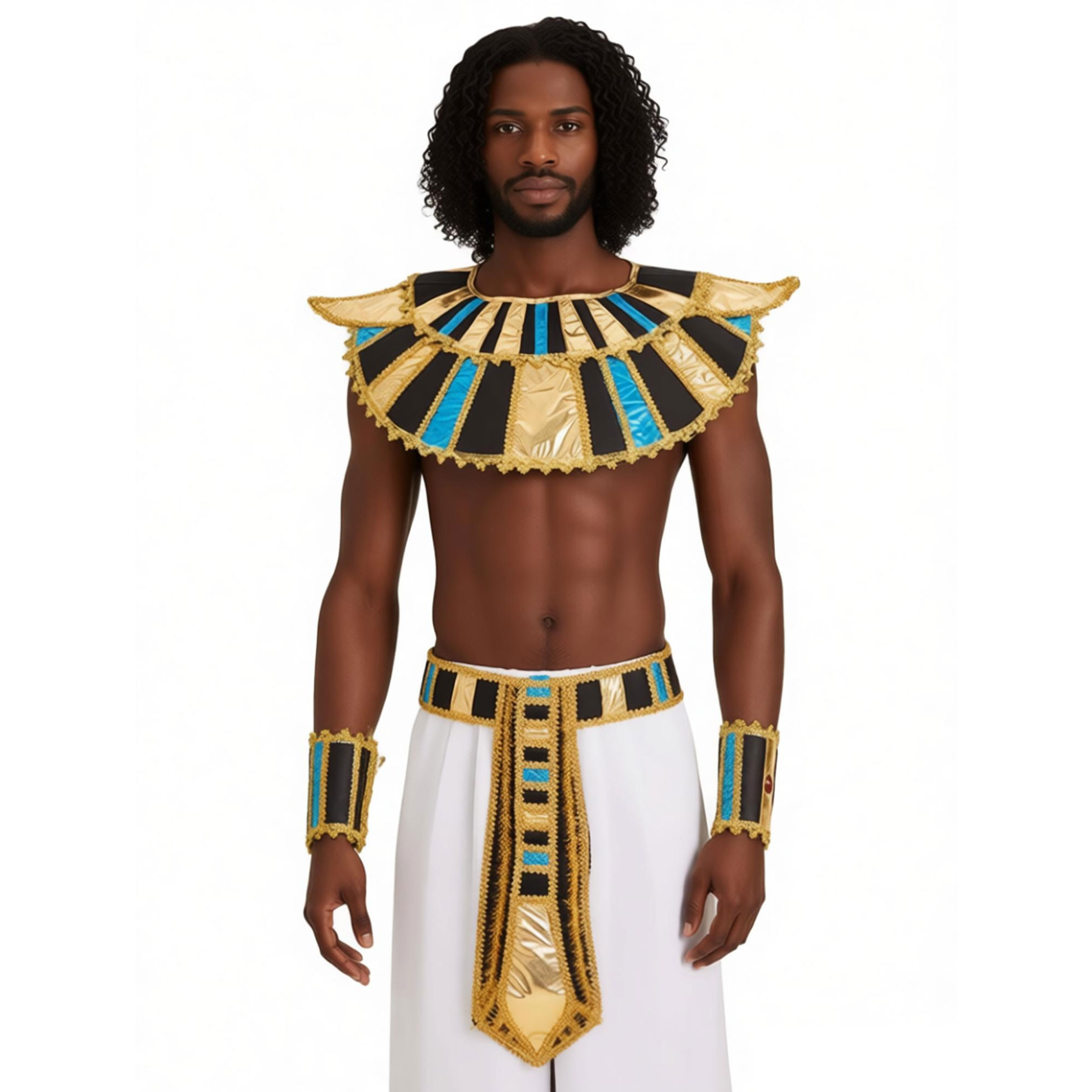 Men Accessories Egypt - ชุดฮาโลวีน โรมโบราณ ฟาโรห์ อียิปต์ ราชา คลีโอพัตรา