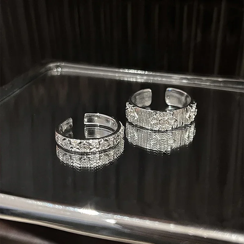 แหวนโลหะเงาสำหรับผู้ชายผู้หญิง - Men Accessories Drawing บทวิจารณ์และราคา