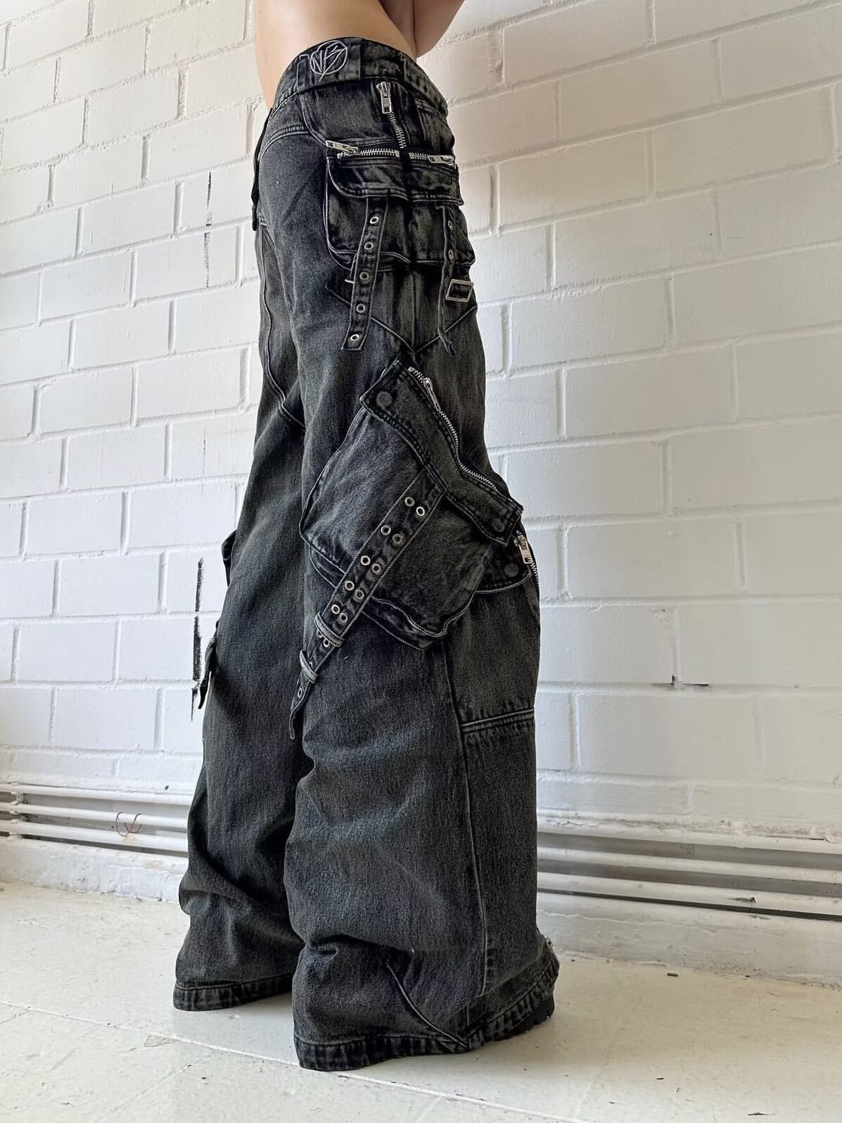 กางเกงยีนส์สีดำสไตล์ Y2K โกธิค - Men'S Accessories For Jeans บทวิจารณ์และราคา