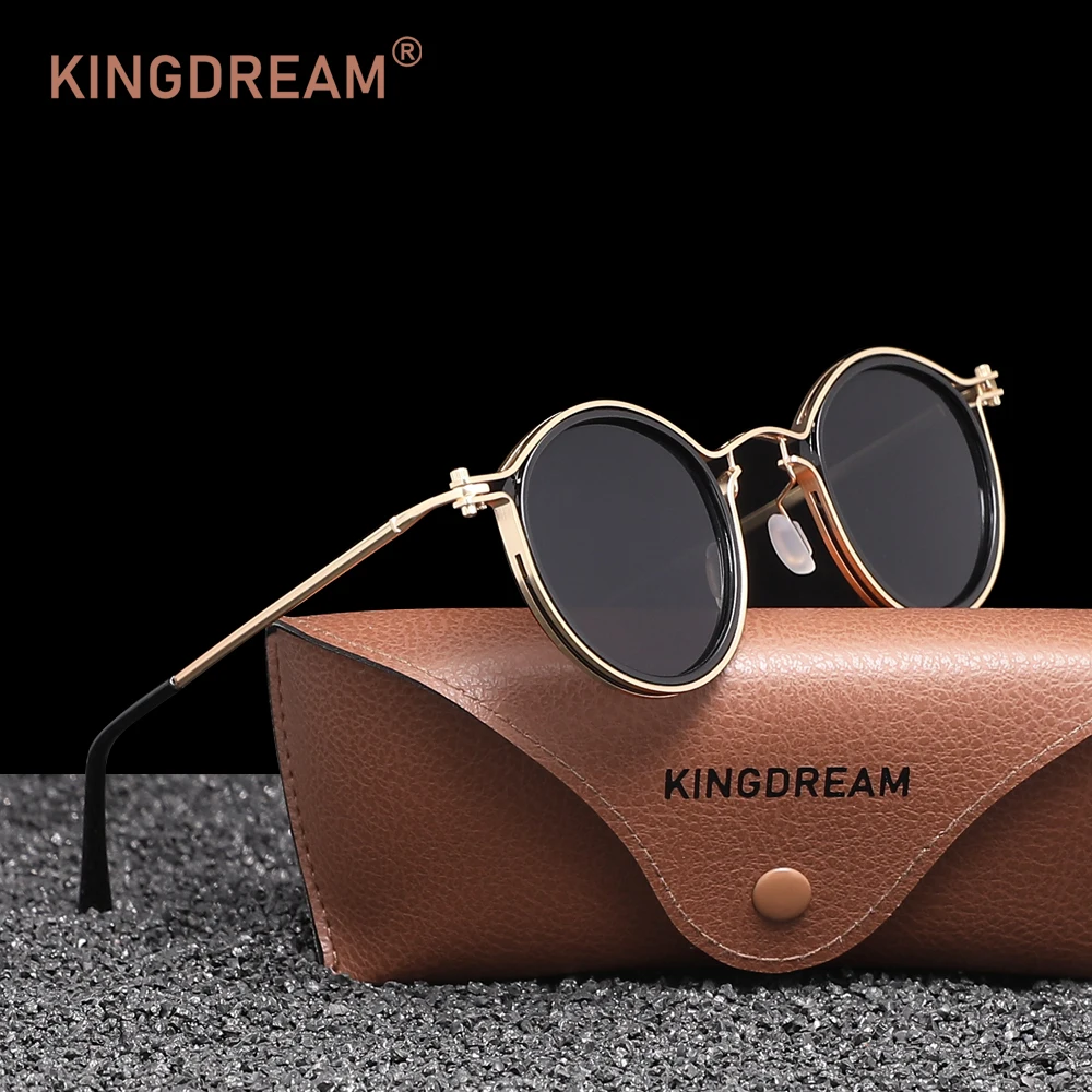 KINGDREAM แว่นกันแดดทรงกลมขนาด - Men'S Vacation Accessories บทวิจารณ์และราคา