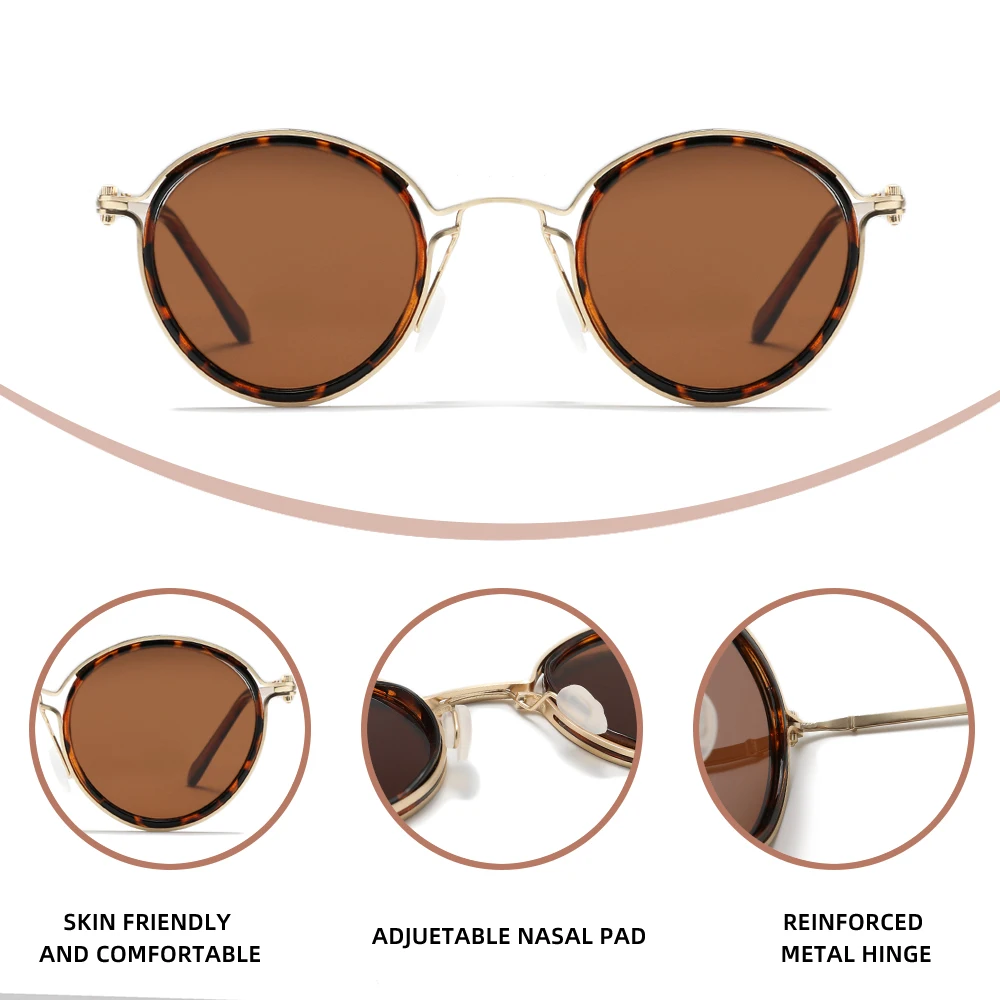 KINGDREAM แว่นกันแดดทรงกลมขนาด - Men'S Vacation Accessories บทวิจารณ์และราคา