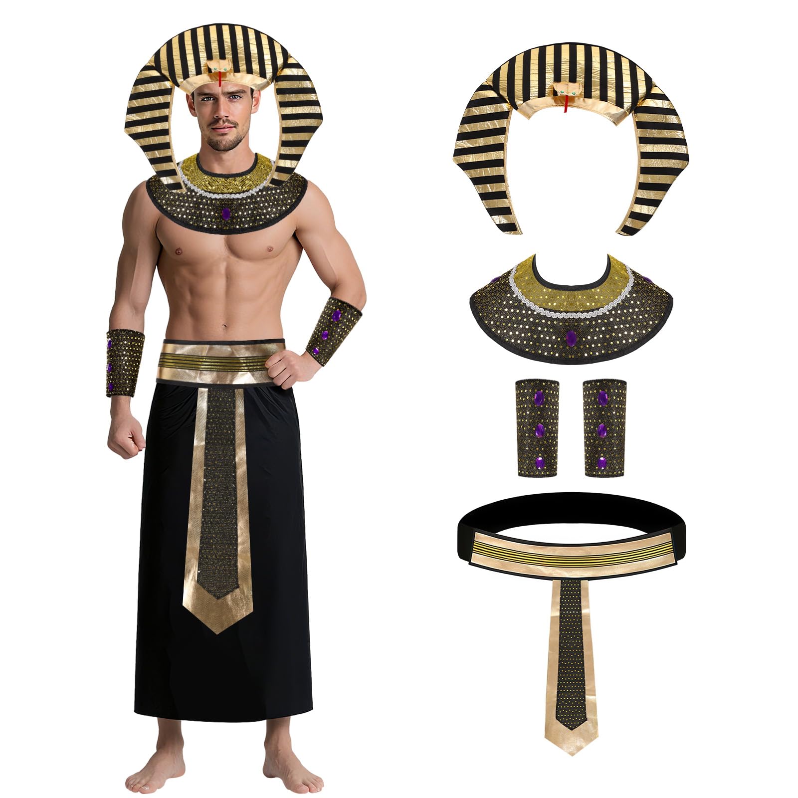 เครื่องประดับชุดคลีโอพัตราอียิ - Men Accessories Egypt บทวิจารณ์และราคา