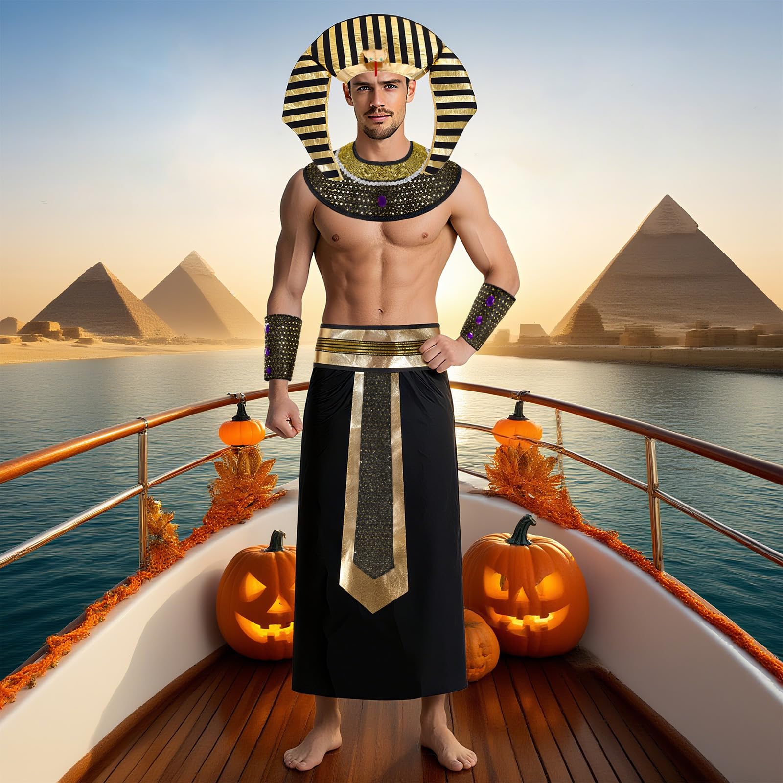 เครื่องประดับชุดคลีโอพัตราอียิ - Men Accessories Egypt บทวิจารณ์และราคา