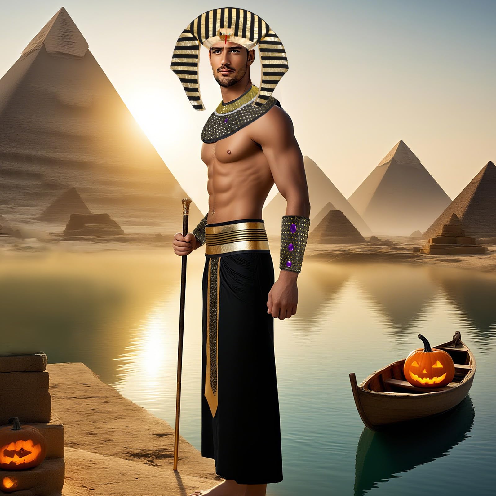 เครื่องประดับชุดคลีโอพัตราอียิ - Men Accessories Egypt บทวิจารณ์และราคา