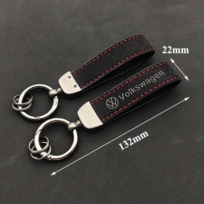 พวงกุญแจหนังกลับแท้ ประดับโลโก - Men Accessories Logo บทวิจารณ์และราคา