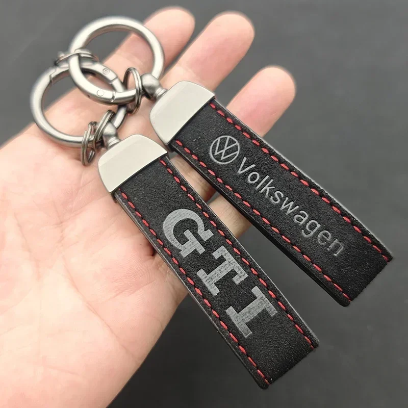 พวงกุญแจหนังกลับแท้ ประดับโลโก - Men Accessories Logo บทวิจารณ์และราคา