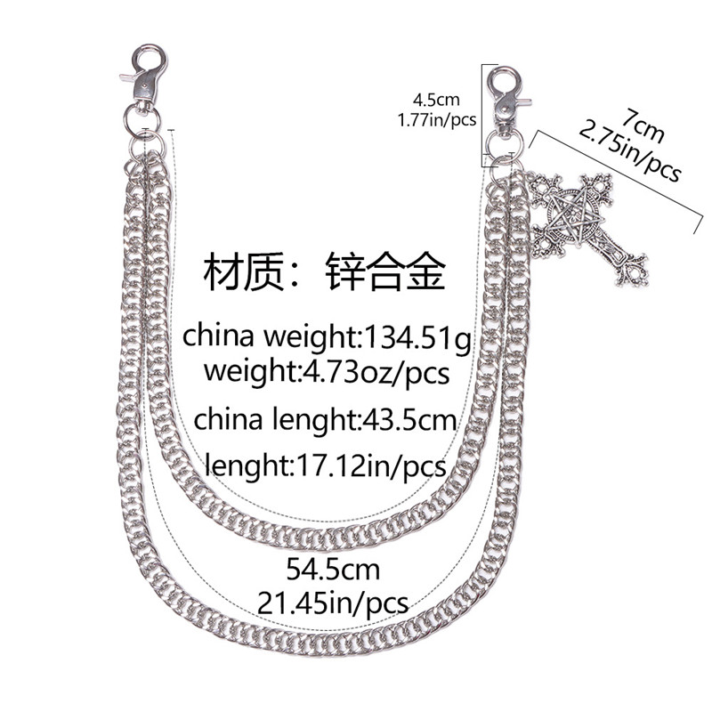 แฟชั่น Punk โลหะกางเกง Hip Hop - Men'S Accessories For Jeans บทวิจารณ์และราคา