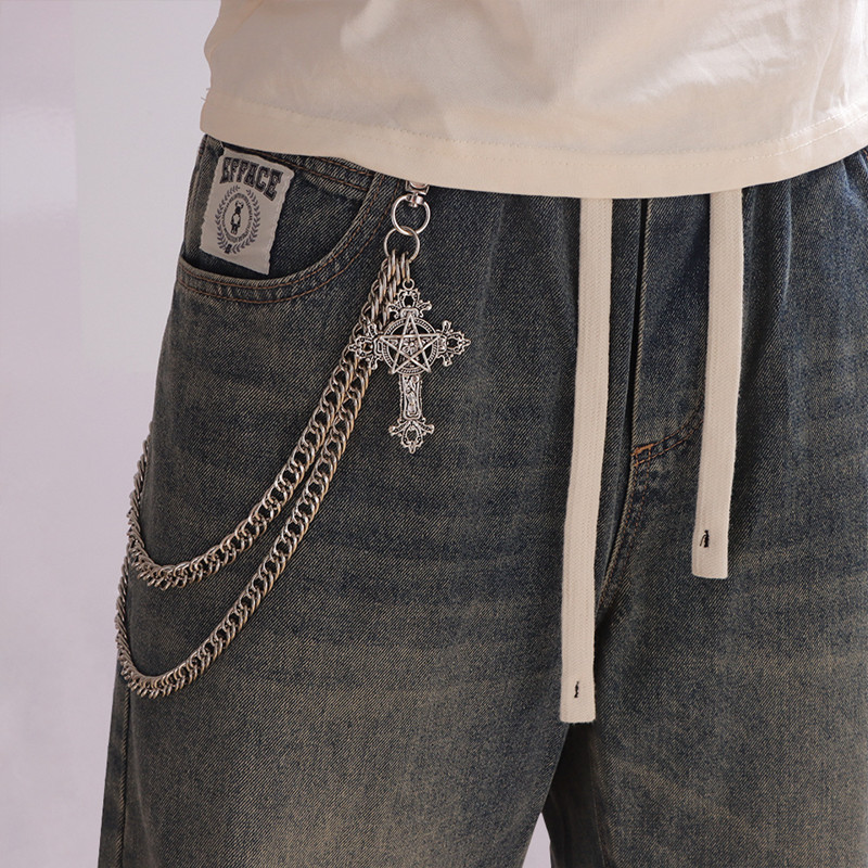 แฟชั่น Punk โลหะกางเกง Hip Hop - Men'S Accessories For Jeans บทวิจารณ์และราคา