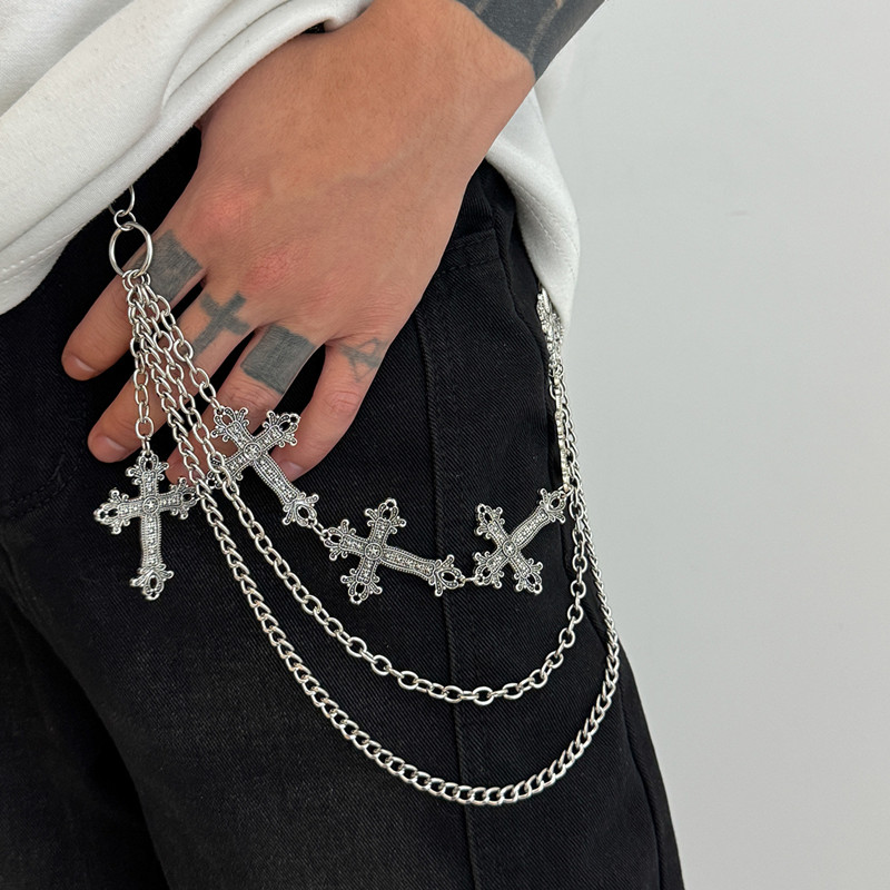 แฟชั่น Punk โลหะกางเกง Hip Hop - Men'S Accessories For Jeans บทวิจารณ์และราคา