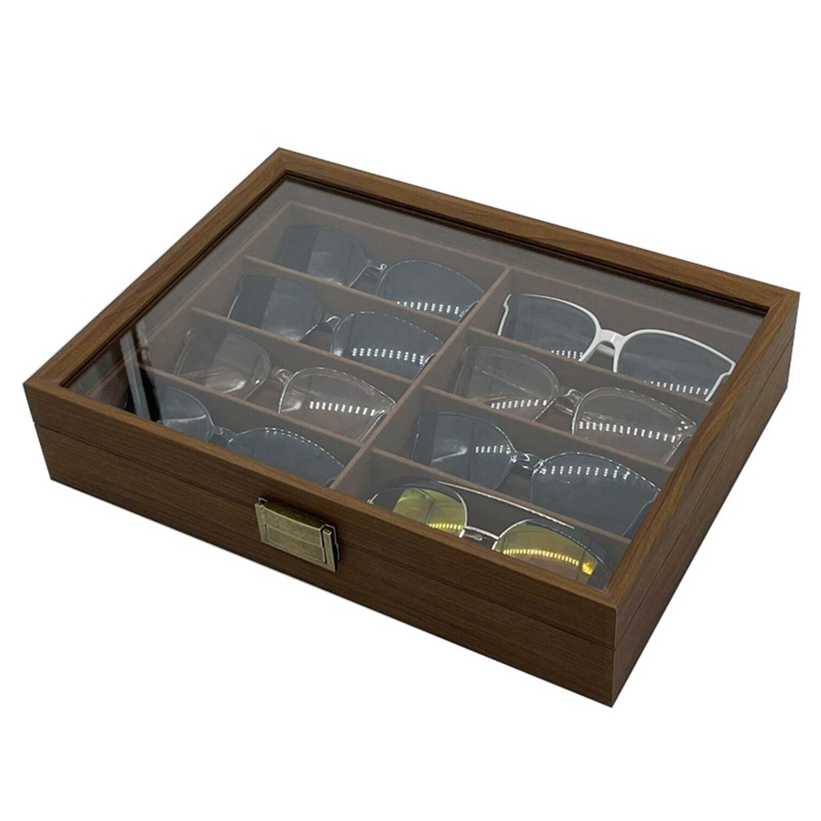 กล่องเก็บแว่นกันแดดไม้ 8 ช่อง  - Men Accessories Drawing บทวิจารณ์และราคา