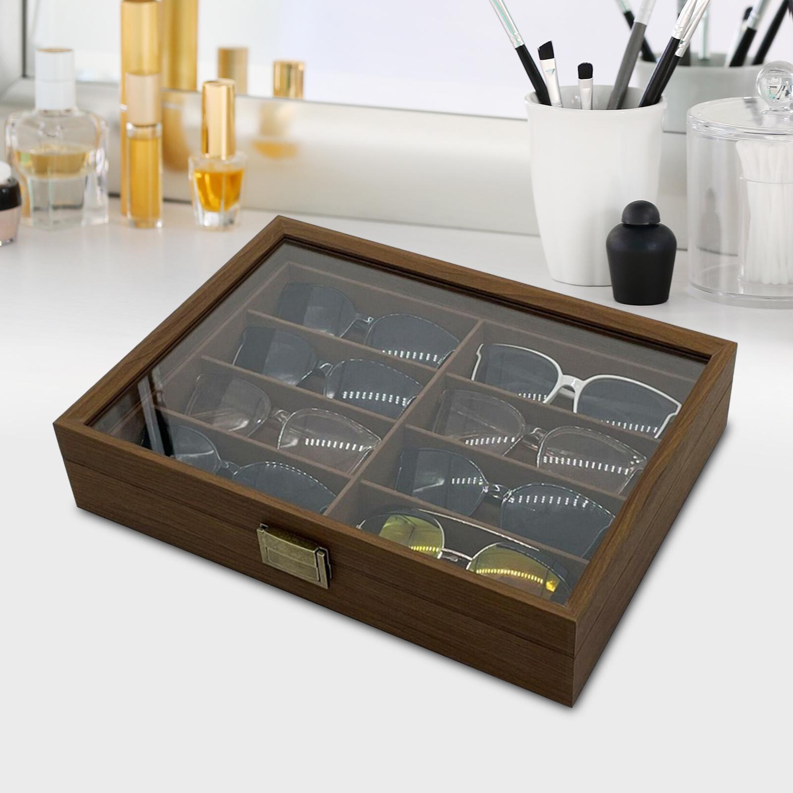 กล่องเก็บแว่นกันแดดไม้ 8 ช่อง  - Men Accessories Drawing บทวิจารณ์และราคา