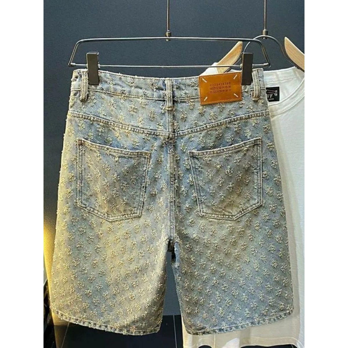 กางเกงยีนส์ขาสั้นผู้ชายสไตล์ลำ - Men'S Accessories For Jeans บทวิจารณ์และราคา