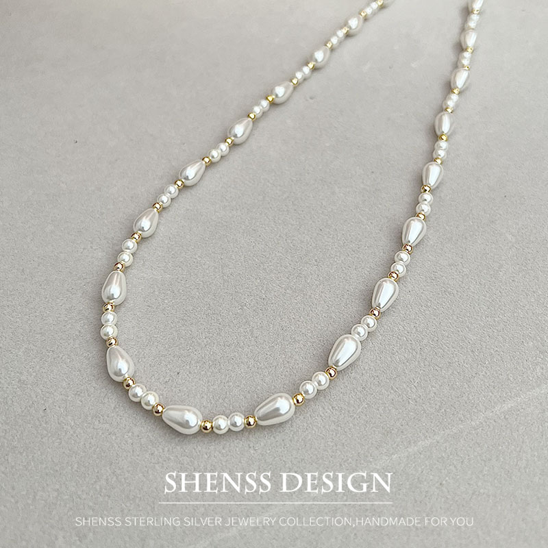 สร้อยคอหยดน้ำมุกเทียมหรูหรา ชุ - Men Accessories Elegant บทวิจารณ์และราคา