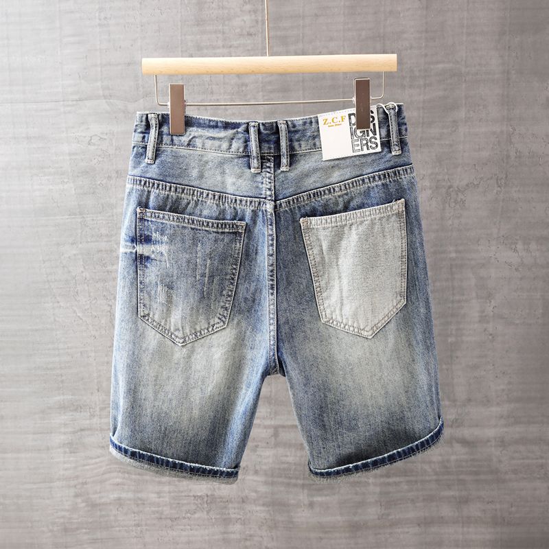 กางเกงยีนส์ขาสั้นผู้ชายกางเกงพ - Men'S Accessories For Jeans บทวิจารณ์และราคา