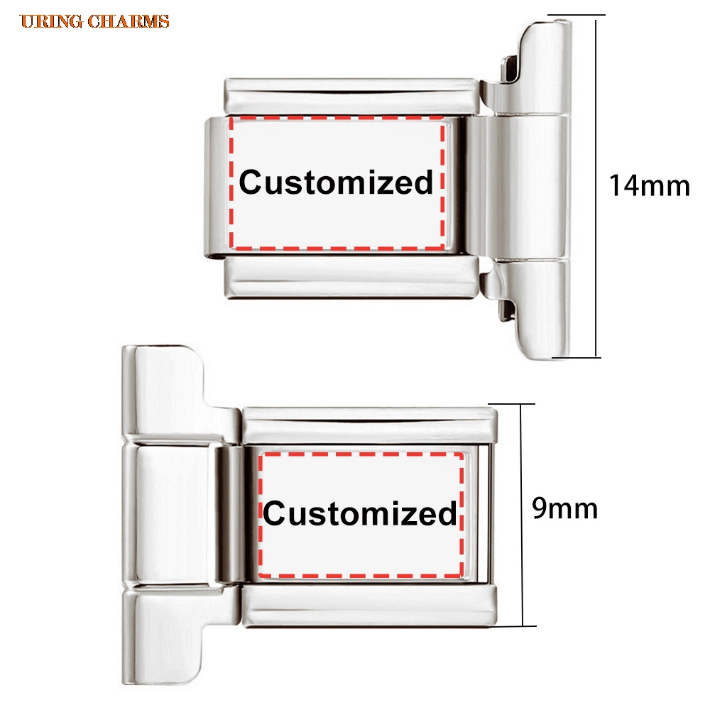 1 คู่ภาพโลโก้ที่กําหนดเองสายนา - Men Accessories Logo บทวิจารณ์และราคา