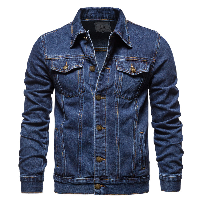 แจ็คเก็ตยีนส์ผู้ชายสีพื้น ฤดูใ - Men'S Accessories For Jeans บทวิจารณ์และราคา