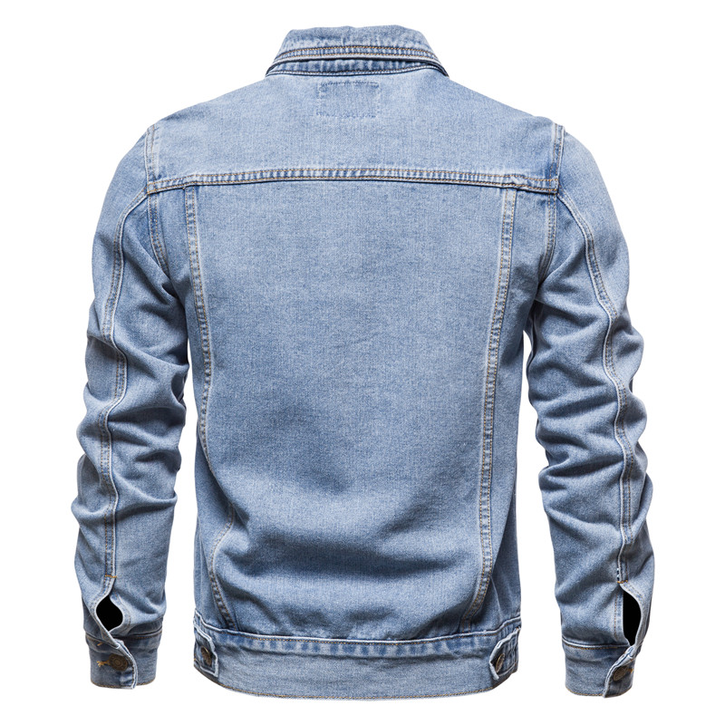 แจ็คเก็ตยีนส์ผู้ชายสีพื้น ฤดูใ - Men'S Accessories For Jeans บทวิจารณ์และราคา