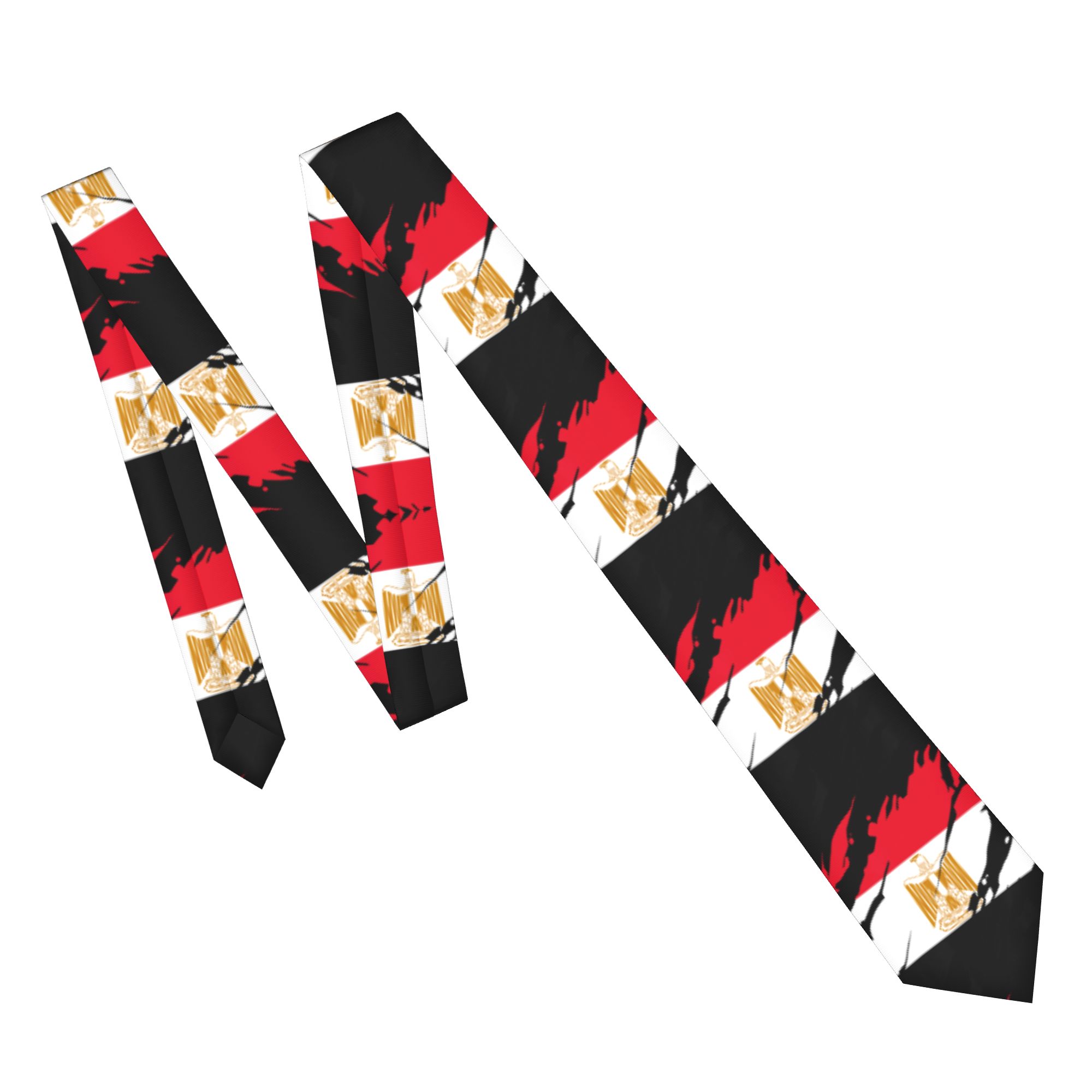 เนคไทลายธงชาติอียิปต์ ผ้าไหม ส - Men Accessories Egypt บทวิจารณ์และราคา