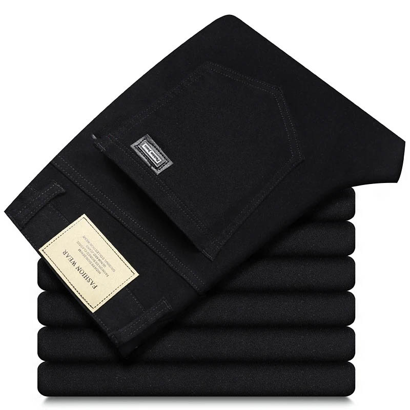 แฟชั่นหลวมตรงธุรกิจสบายๆยืดกาง - Men'S Accessories For Jeans บทวิจารณ์และราคา